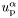 $u^\alpha_{\rm p}$