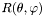 $R(\theta, \varphi)$